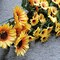 22" Yellow Silk Sunflower Bush ARTIFICIAL HANGING VINE Garland
